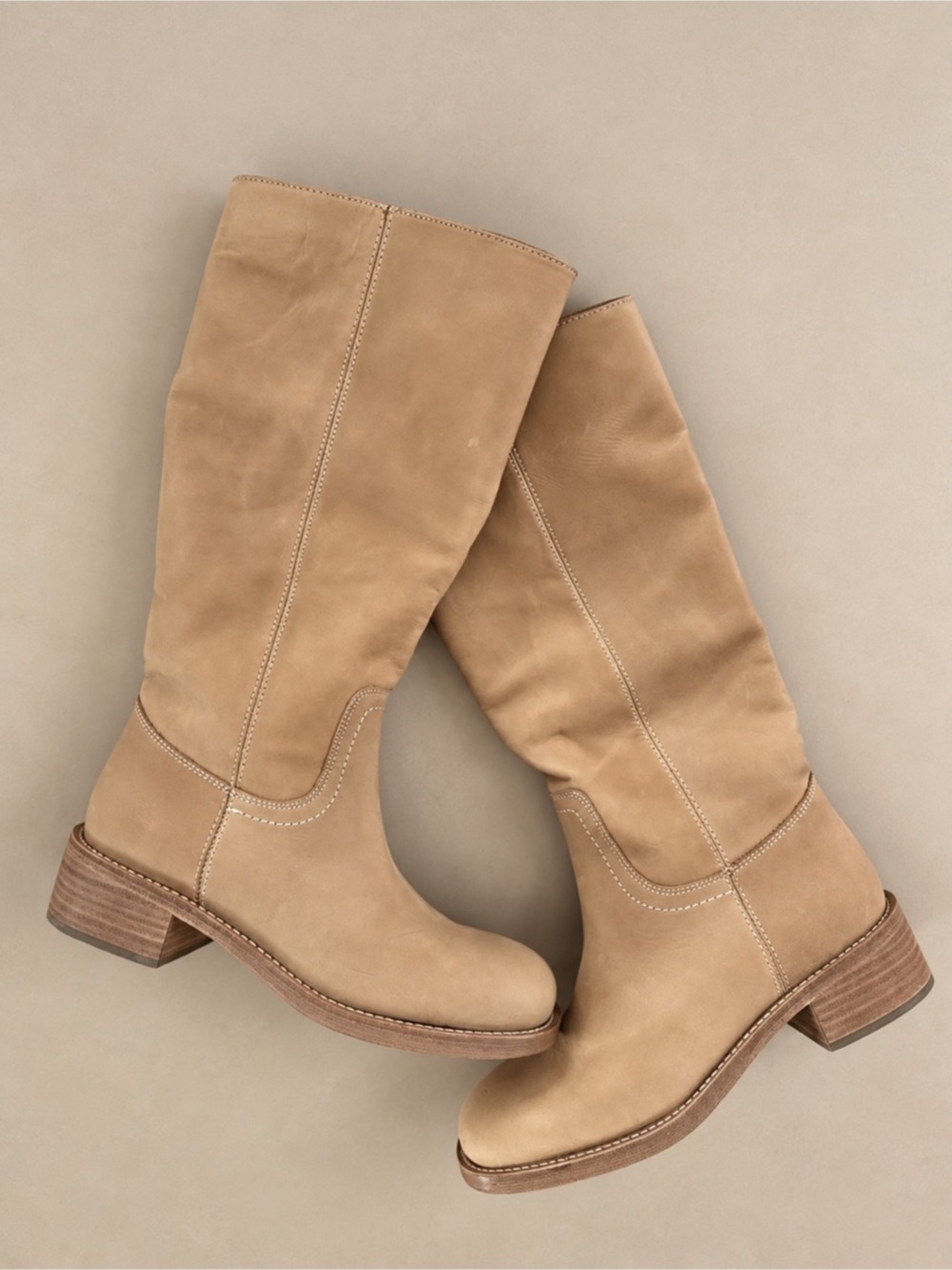 Steve Madden RIGGS Banana Leather Knee High Boots Size 8 NEW